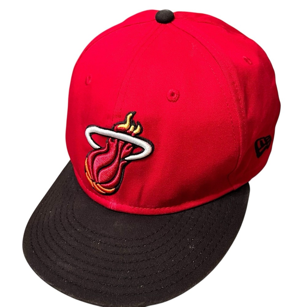 Miami Heat Hat Cap New Era 9FIFTY Snapback Red Hardwood Classics NBA Hoops